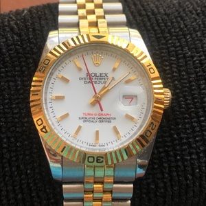 Vintage Rolex Gold & Silver Watch